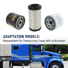 RUIANOMG 11-9059 Air Filter 11-6182 Oil Filter 11-9342 Maintenance Kit Replacement For Thermo King Tripac APU or Evolution