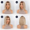starluck Human Hair Wig for Women Blonde Wigs Real Human
