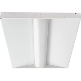 Lithonia 2606M6 Center Basket TROFFER,2X4,Nominal 4000 LUMENS,3500K,Curved, Smooth