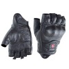 [LEZOOY] Motorcycle Gloves Summer Half Finger Genuine Leather Goatskin Hard