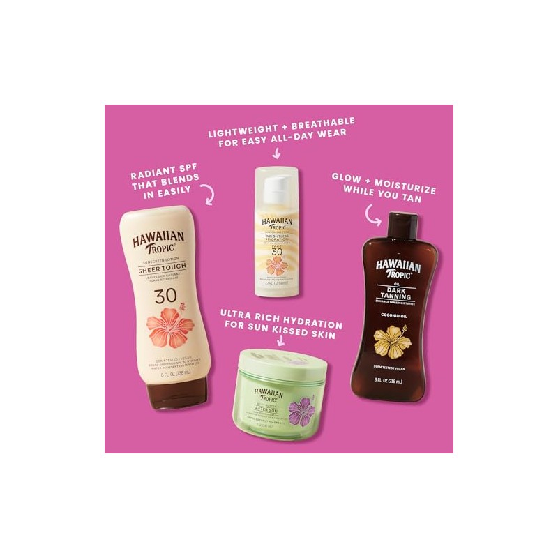 Hawaiian Tropic After Sun Hydrating Body Butter, Exotic Coconut, 8