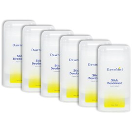 Dukal Dawn Mist Stick Deodorant, Fresh Scent 1.6 oz. Clear (Pack of 6)