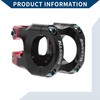 Hihaha Bike Stem/Short Handlebar Adjustable Stem/for Bike/ 1Pcs Red Black