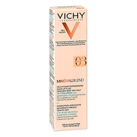 VICHY MINÉRALBLEND, base de maquillaje hidratante, tono 03 Gypsum, 30 ml