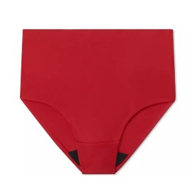 RUBY LOVE 2 PAIR RUBY LOVE HIGH WAIST LEAK PROOF PERIOD PROTECTION PANTIES RED WOMEN LARGE