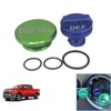 WLOOD Diesel Fuel Cap for Dodge Ram, Aluminum Factory Combo