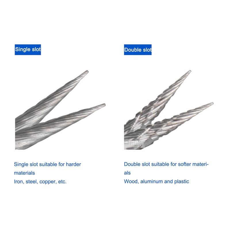 20Pcs Tungsten Carbide Burr Set Cutter Bit Cone End Mill