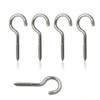 YAFIYGI 5PCS Screw Hook, 2.56 Inches 304 Stainless Steel Ceiling