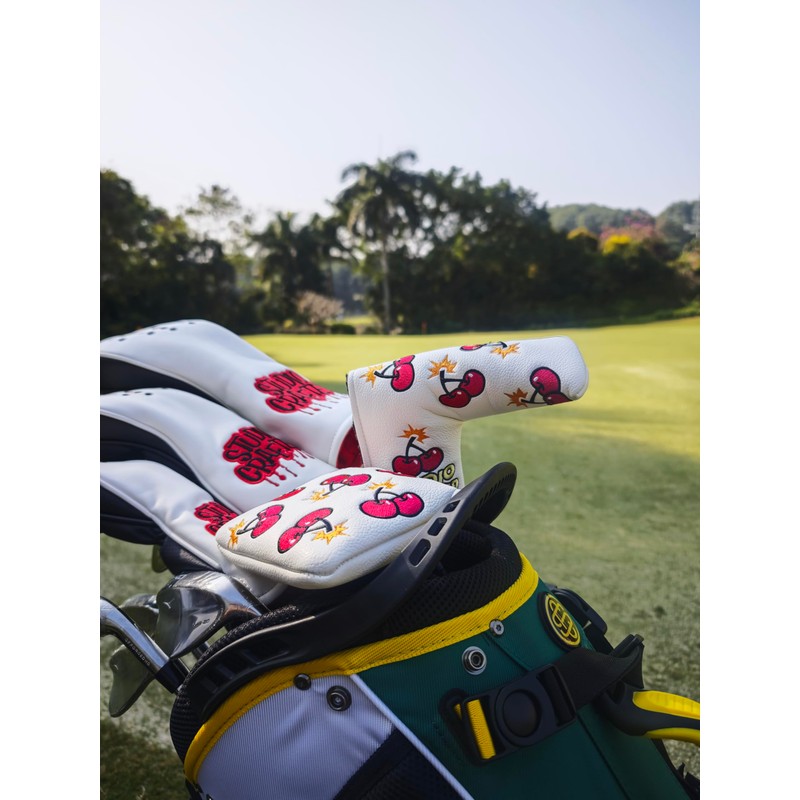 Studio Crafted Golf Cherry Bombs Mallet Putter Cover Magnetic Golf