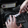 DURATECH 8mm Flex-Head Ratcheting Combination Wrench, Metric, 72-Tooth, CR-V Steel