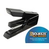 Heavy-Duty Stapler, Flat Clinch, 75 Sheet Capacity, Black