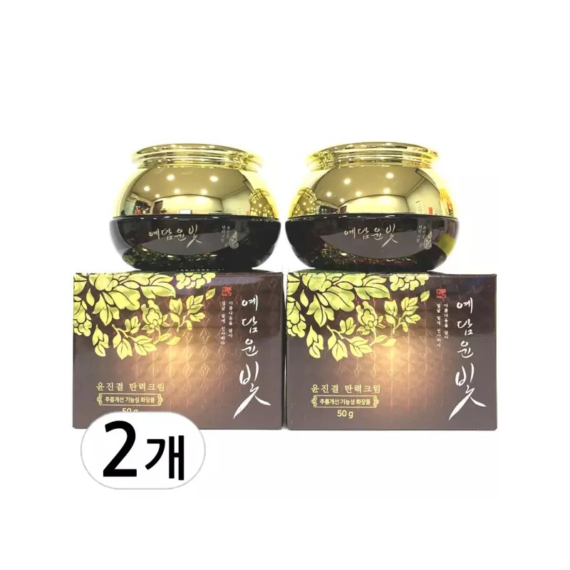 예담윤빛 윤진결 탄력크림 50g 2개 Yedam Yunbit Yunjin Gyul Elastic
