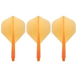 Condor Zero Stress Flight System - Standard Clear Orange - Dart Flights Short
