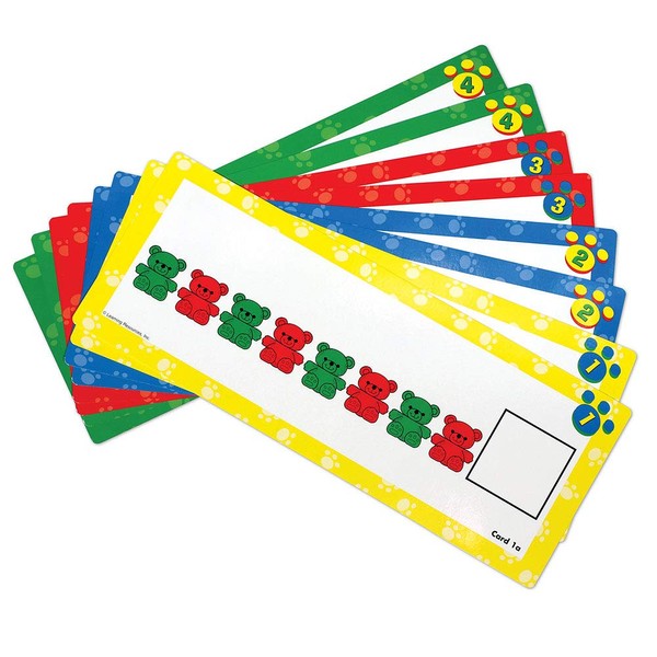 Learning Resources Three Bear Family Pattern Cards, Homeschool, Early Math Skill Learning, Bears Not Included, Ages 3+