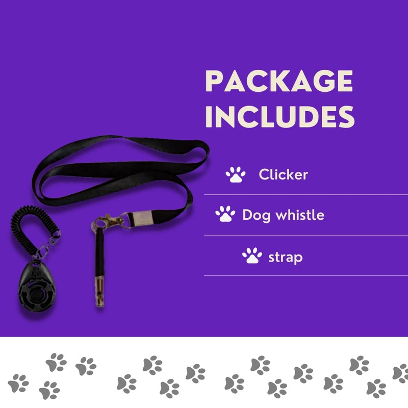 Dog Whistles, Custom Target Stick and Clicker Training Device for