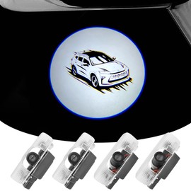 4PCS LED Car Door Projector Courtesy Lights Ghost Shadow Welcome Lamp Compatible with Crown Signia 2024-present Accessories (Crown Signia 2024-present)