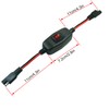 FILSHU 1FT 12V SAE to SAE Quick Release Adapter,16AWG SAE