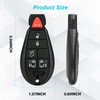 Guteauto Car Key Fob Keyless Entry Remote 433Mhz M3N5WY783X IYZ-C01C