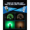 Marsauto 194 LED Light Bulb Green, 168 T10 2825 LED