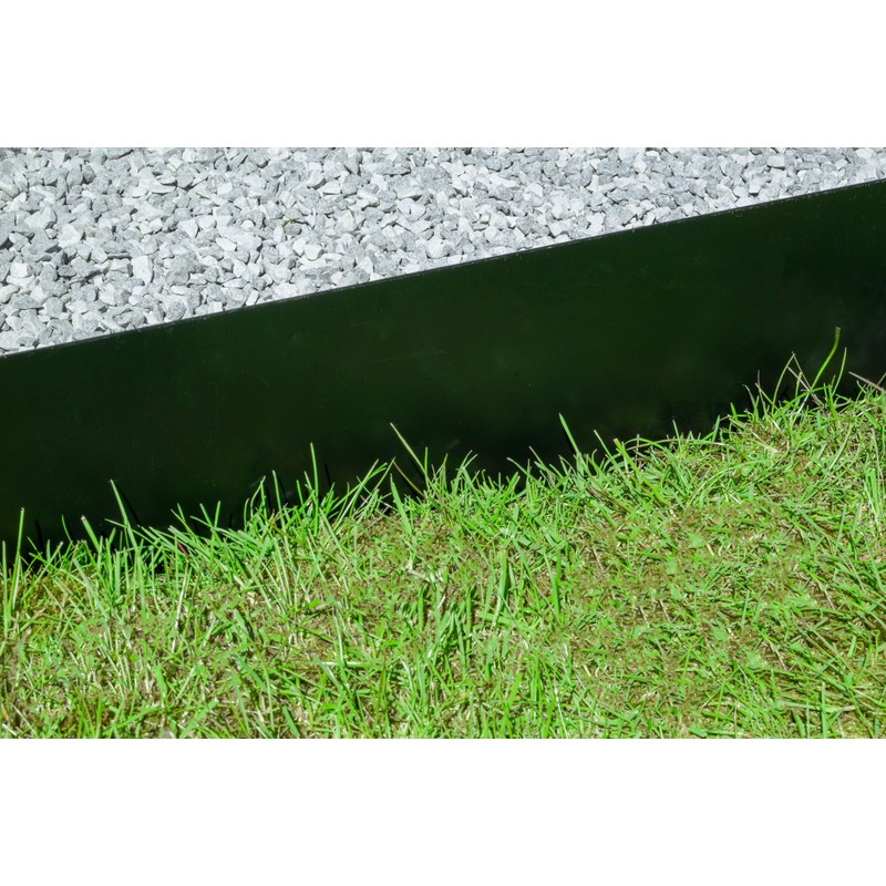 Wovar Lawn Edging Metal Black 24 x 106 cm Flexible