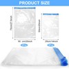 Oaixuilhy Compression Bags Space Saver Bags Vacuum Storage Bags for