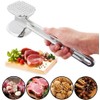 Stainless Steel Meat Tenderizer Hammer – Heavy Duty Mallet Pounder