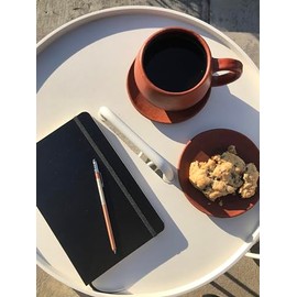 Cuaderno Cosido Media Carta Portada Tapa Suave Imitación Piel Hojas Hecho Mano Liso Negro
