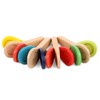 Toyvian Kids Wooden Toys Musical Wooden Castanet Clapper Finger Castanet