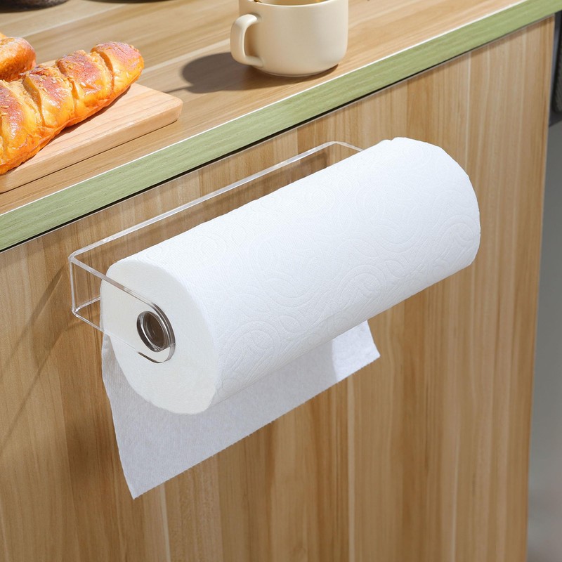 ZUNTO Wall Mounted Paper Towel Holder with Shelf for Garage,