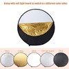 5 in 1 Photography Light Reflector Collapsible Lighting Round Reflector