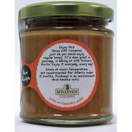 Mileeven Sarah's Warming Honey with Cinnamon, 8.8 Ounce
