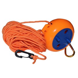 Lightweight Windproof Clothesline outdoor Retractable Rope Washing Line 8m Orange with Hanging Buckle
