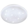 EGLO LED Deckenlampe Frania-S, 1 flammige Deckenleuchte mit Sternenhimmel-Effekt, Material: