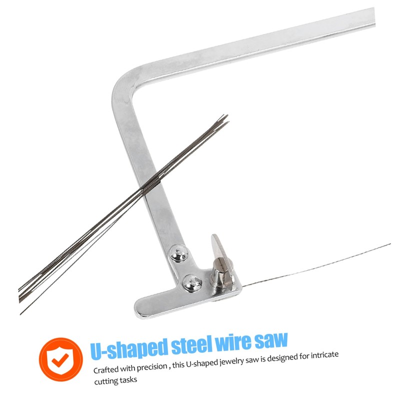 SHINEOFI 1 Set U-shaped Jewelry Saw: Jeweler's Saw Frame with