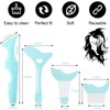 Eyeliner Stencils Tool Kit, 4Pcs Wing Tips, Eyeshadow Baffle, Eyeliner