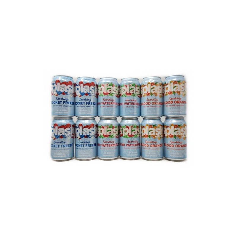 12 Pack Variety of Zero Calories, Sugar - Sparkling Splash