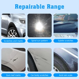 Vizela 2Pcs V-Vaxy Car Scratch Repair Wax, Car Buff Out Scratch, Intelligent Repair Scratcher, Car Paint Scratch Repair, V-Vaxy Paint Restorer, Scratch Repair, Multi-effect Protection (1.76 fl oz