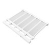 Tension Rod Shelf Adjustable Length Space Saving Nail Free Expandable