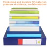 HUA JIE 2 Pack A4 Storage File Boxes Archives Case,65mm