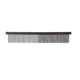 Professional Anti Static Dog Grooming Combs Xylan Coated Wear Resistant Tools (7.5" Fine/Coarse)