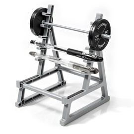 Squat Rack Pen Holder Desk Accessories, Gym Pen Holder Funny Office Decor Phone Holder Fun Desktop Accessories for Office Mini Pen Organizer Unique for All Fitness Enthusiasts and Weightlifting Fans