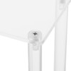 SHUATI 6-Tier Acrylic Display Riser Clear Durable Rectangular Tabletop Acrylic