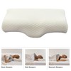 Home-Complete Cervical Memory Foam Neck Washable Cover-Contour Pillows for Side,