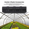 100pcs Greenhouse Frame Pipe Clip Clamp Garden Film Sunshade Net