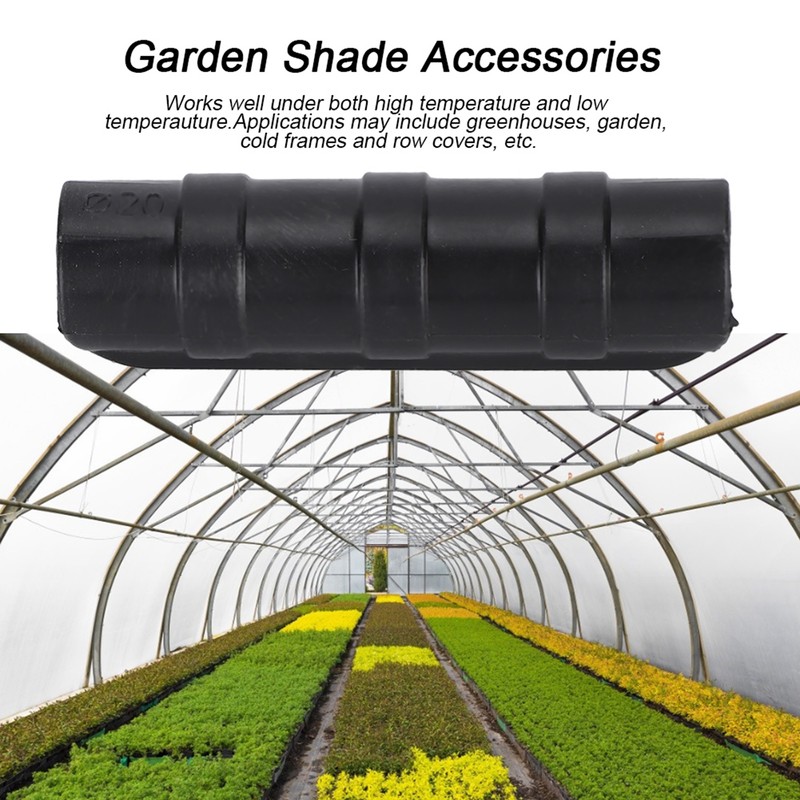 100pcs Greenhouse Frame Pipe Clip Clamp Garden Film Sunshade Net