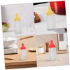 ABOOFAN 8pcs Mini Squeeze Bottles Reusable Leak Condiment Containers for