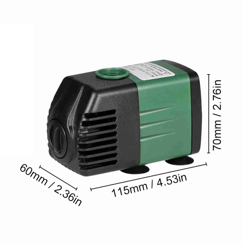 1500L/H 25W Submersible Water Pump for Aquarium Tabletop Fountains Pond