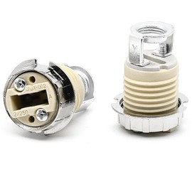 Surf turtle G9 Ceramic Lamp Holder 2 Pack Halogen Light Bulb Base Socket for LED CFL Halogen Lamps