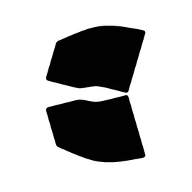 PreCut Front Door Window Tint Kit Compatible with Ford F-150 2004-2008 2 Door, 50% VLT