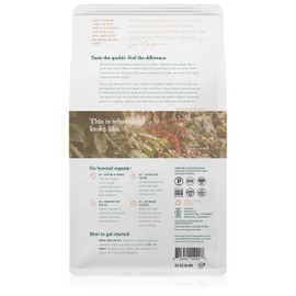 Natural Force - Organic Clean Decaf Coffee, Mold & Mycotoxin Free, Lab Tested for Toxins & Purity, Low Acidity, Incredible Taste & Aroma, Ground Swiss Water Decaf Medium Roast, 10 oz